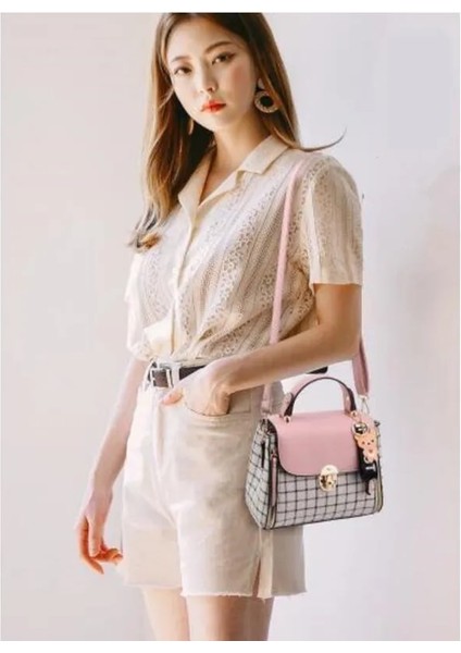 Kore Ekose Kadın Omuz Çapraz Paket Crossbody Baogesmall cm Çanta (Yurt Dışından) indirimleri