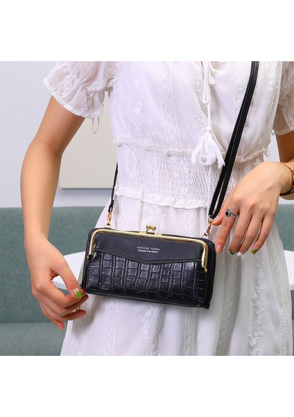 Vintage Kadın Cüzdan Timsah Desen Cep Telefonu Cepleri Kadın Omuz Kadın Crossbody Çanta (Yurt Dışından) fiyatları
