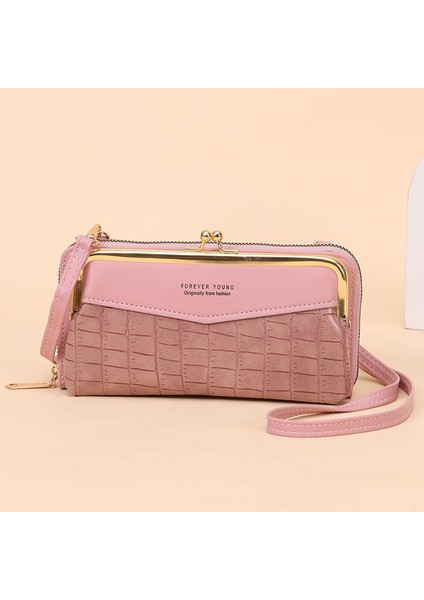 Vintage Kadın Cüzdan Timsah Desen Cep Telefonu Cepleri Kadın Omuz Kadın Crossbody Çanta (Yurt Dışından) indirimleri