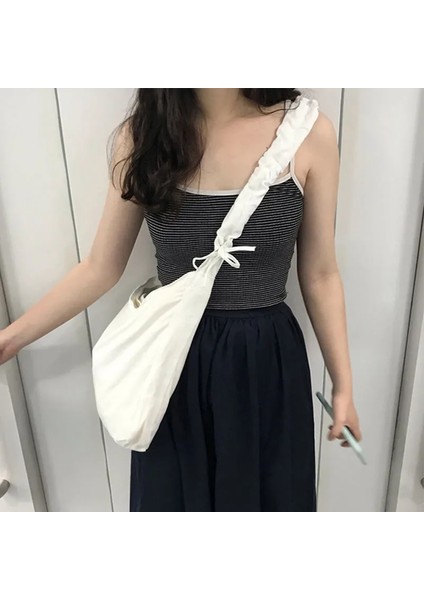 Tuval Yüksek Kapasiteli Kadın Crossbody Kadın Den Kullanılabilir Omuz Büyük Tote Çanta (Yurt Dışından) fırsatları