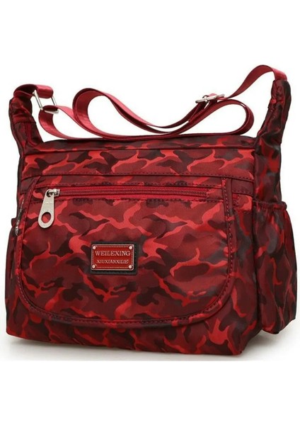 C Kadın Çok Cepli Messenger Çapraz Vücut Kadın Hobo Omuz Çok Cepli Seyahat Kadın Çanta (Yurt Dışından)