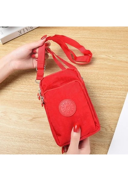 Kızlar Bozuk Para Cüzdanı Cüzdan Cep Kadın Messenger Para Kartları Tutucu Kadın Cüzdan Kılıfı Kalıp Fermuarlı Çanta (Yurt Dışından)