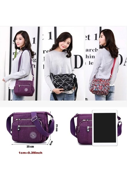 B Kadın Omuz Naylon Su Geçirmez Messenger Kadın Seyahat Cüzdan Çanta (Yurt Dışından) fiyatları