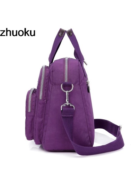 Dumankadın Postacı Seyahat Su Geçirmez Naylon Çift Omuz Crossbody Kadın Flap Tote Çanta (Yurt Dışından) indirimleri