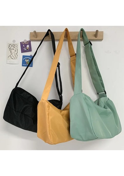 Kore Tuval Crossbody Naylon Su Geçirmez Kadın Kız Öğrenci Omuz Messenger Kitap Çanta (Yurt Dışından) fiyatları