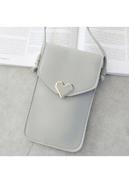 Telefon Cüzdanları Şeffaf Dokunmatik Ekran Cep Telefonu Kılıfı Kadın Telefonu Messenger Küçük Flap Kalıpçı Çanta (Yurt Dışından)