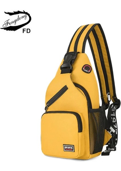 Küçük Crossbody Kadın Postacı Askılı Göğüs Kadın Mini Seyahat Spor Omuz Paketi Çanta (Yurt Dışından) modelleri