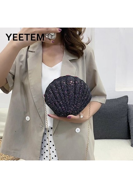 Zinciri Inci Pullu Ziyafet Parti Parlak Mell Kadın Messenger Cüzdan Çanta (Yurt Dışından) fiyatları