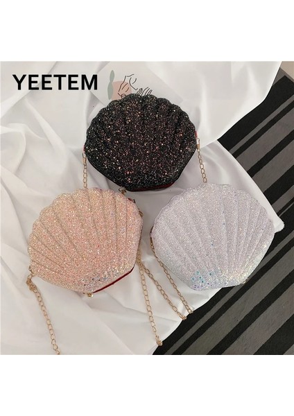 Zinciri Inci Pullu Ziyafet Parti Parlak Mell Kadın Messenger Cüzdan Çanta (Yurt Dışından) fırsatları