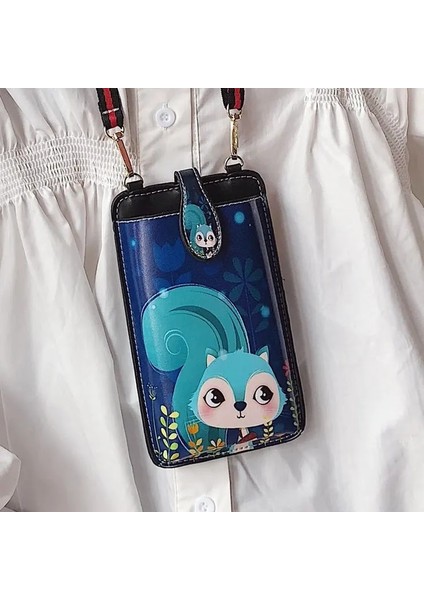 Sincap Kadın Crossbody Cep Telefonu Omuz Günlük Kullanım Kart Sahibinin Mini Omuz Kadın Cüzdan Çanta (Yurt Dışından)