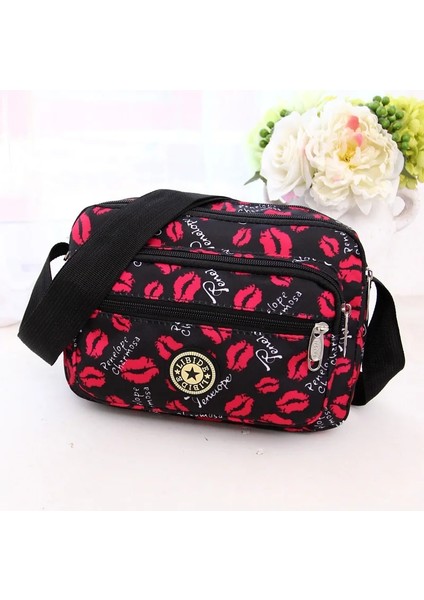 Renk3 Kore Chaosila Oxford Tek Omuz Kanvas Kadın Koleksiyonu Cep Telefonu Messenger Crossbody Çanta (Yurt Dışından) modelleri