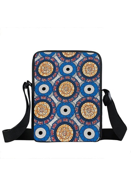 Afro Desen Messenger Kadın Tuval Crossbody Çanta (Yurt Dışından) fırsatları