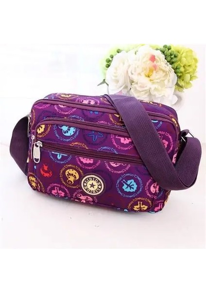 Renk5 Tuval Işlevli Tek Omuz Kadın Cep Telefonu Gelgit Anne Messenger Tote Çanta (Yurt Dışından) fırsatları