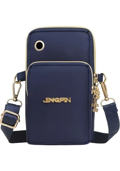 Cep Telefonu Tek Omuz Kore Spor Kol Eğlence Tek Eğimli Çapraz Cep Kadın Kanvas Çanta (Yurt Dışından)