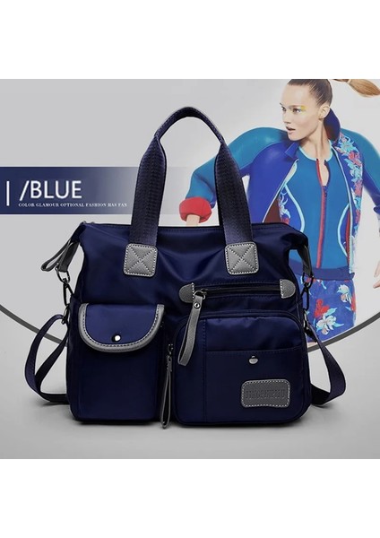 su Geçirmez Kadın Naylon Omuz Büyük Kapasiteli Tote Crossbody Kadın Bolso Mujer Çanta (Yurt Dışından) indirimleri