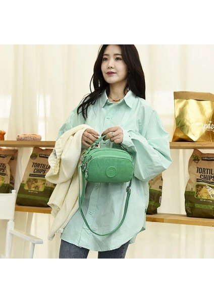 Zümrüt Kadın Messenger Crossbody Tote Kanvas Omuz Deri Ünlü Çanta (Yurt Dışından) fırsatları