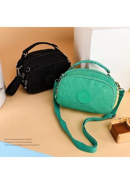 Zümrüt Kadın Messenger Crossbody Tote Kanvas Omuz Deri Ünlü Çanta (Yurt Dışından) indirimleri