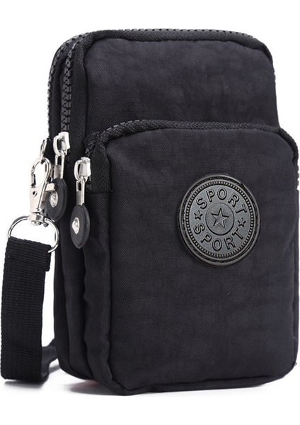 Spor Cüzdan Cep Telefonu Omuz Kılıf Kemer Sikke Cüzdan Retro Anahtarlık Küçük Para Çanta (Yurt Dışından) fiyatları