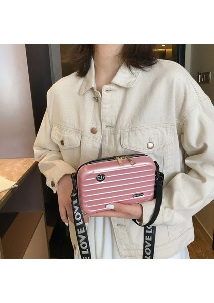 Kadın Mektup Şerit Küçük Kare Kadın Fermuar Düz Mini Bavul Çapraz Postacı Çanta (Yurt Dışından) indirimleri