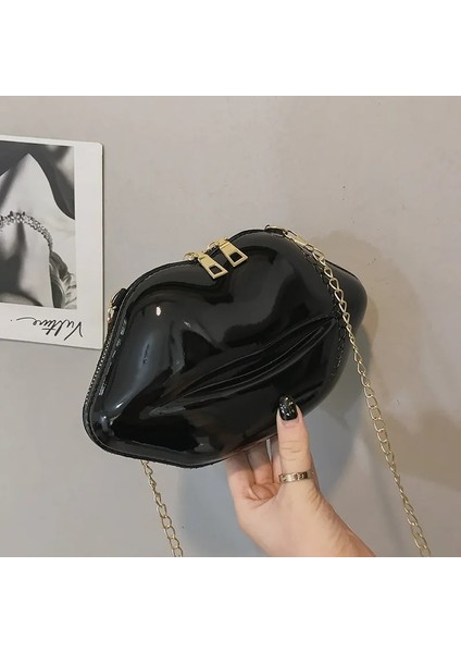 Lape Pvc Katı Fermuar Omuz Crossbody Messenger Telefon Bozuk Para Akşam Partisi Manşonları Saco Çanta (Yurt Dışından) fırsatları