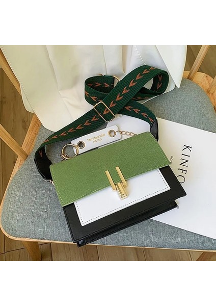 Perçin Zinciri Küçük Kadın Crossbody Omuz Askılı Kadın Çanta (Yurt Dışından)