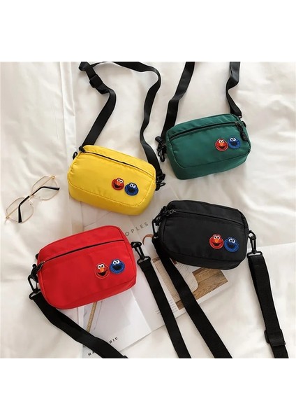 Naylon Çapraz Kadın Omuz Küçük Cep Telefonu Su Geçirmez Kız Crossbody Çanta (Yurt Dışından)