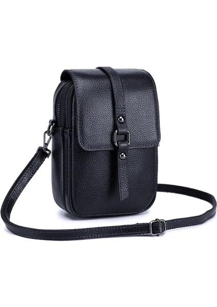 Kadın Cep Telefonu Telefon Cebi Deri Omuz Kadın Crossbody Telefonlar Küçük Çanta (Yurt Dışından)