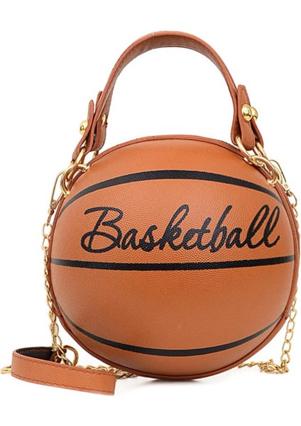 Kadın Topu Yuvarlak Basketbol Futbol Parti Elbise Faux Deri Crossbody Kız Bozuk Para Cüzdanı Omuzdan Askılı Çanta (Yurt Dışından) fiyatları