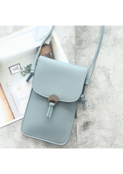 A Telefon Cüzdanları Şeffaf Dokunmatik Ekran Cep Telefonu Kılıfı Kadın Telefonu Messenger Küçük Flap Kalıpçı Çanta (Yurt Dışından)