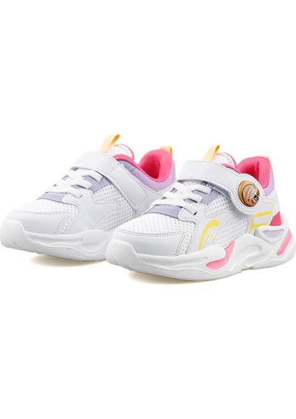 PP24 1618 Beyaz Fuşya Lila Çocuk Günlük Ayakkabı PP24-1618-BEYAZ-FUSYA-LILA Beyaz modelleri