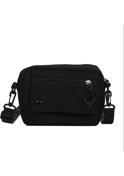 Kadın Kanvas Japonya Kız Küçük Omuz Kore Kadın Messenger Crossbody Telefon Çanta (Yurt Dışından)