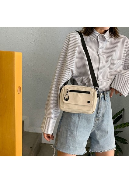 Kadın Kanvas Japonya Kız Küçük Omuz Kore Kadın Messenger Crossbody Telefon Çanta (Yurt Dışından) indirimleri