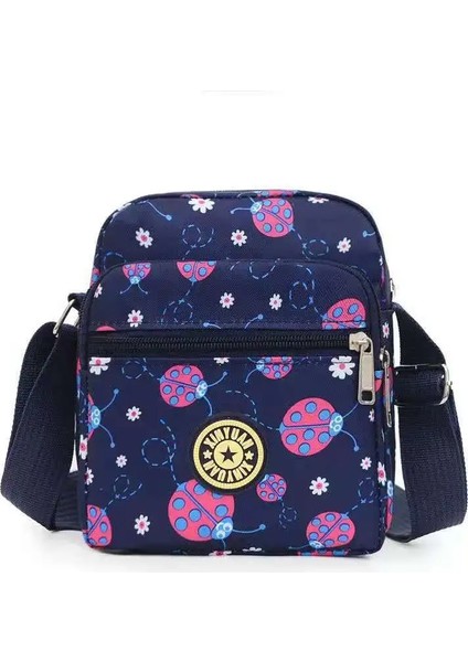 RENK17 Kadın Naylon Eğlence Çapraz Küçük Crossbody Kore Çok Katmanlı Kadın Omuz Çanta (Yurt Dışından) modelleri