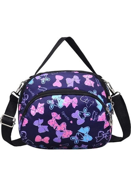 Renk5 Su Geçirmez Naylon Kumaş Çapraz Cep Telefonu Tek Omuz Anne Bozuk Para Cüzdanı Kadın Crossbody Çanta (Yurt Dışından)