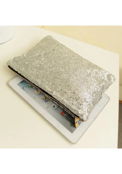 Debriyaj Kadın Akşam Debriyaj Glitter Pullu Köpüklü Düğün Parti Zarf Tote Cüzdan Kadın Omuz Çanta (Yurt Dışından)