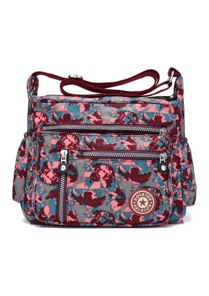 Oxford Omuz Kadın Messenger Kırsal Kumaş Eğlence Veya Seyahat Su Geçirmez Naylon Paket Çanta (Yurt Dışından)