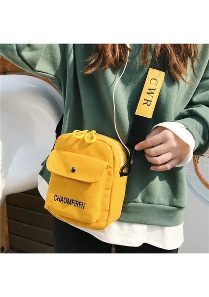 Kanvas Kadın Düz ​​renk Omuz Fermuar Messenger Ana Kadın Çanta (Yurt Dışından) indirimleri