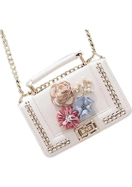 Deve Metal Klip Küçük Kare Çiçek Omuz Çapraz Omuz 822 Çanta (Yurt Dışından)