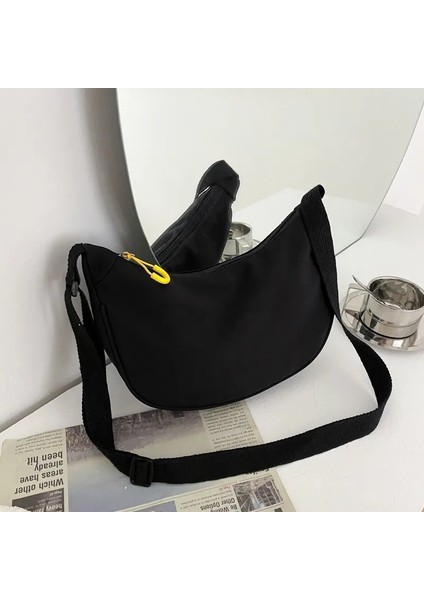 Naylon Kumaş Messenger Kadın Kore Dumpling Crossbody Koltukaltı Tek Omuz Çanta (Yurt Dışından) indirimleri