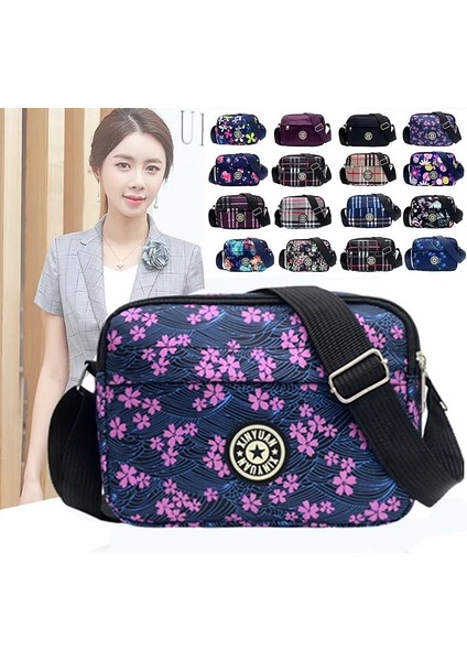 Renk9 Kadın Tek Omuz Küçük Crossbody Eğlence Kadın Messenger Mini Kanvas Cep Telefonu Çanta (Yurt Dışından) fiyatları