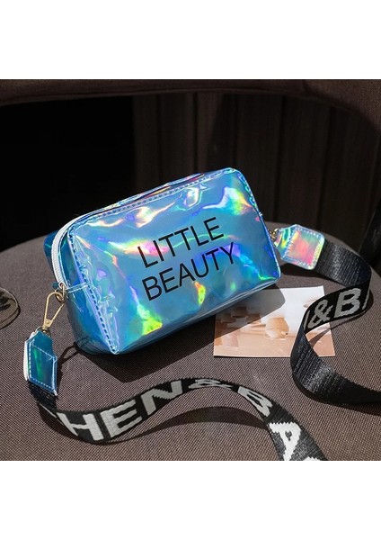 Mini Kadın Lazer Crossbody Messenger Omuz Pvc Jöle Küçük Tote Messenger Lazer Holografik Çanta (Yurt Dışından) fırsatları