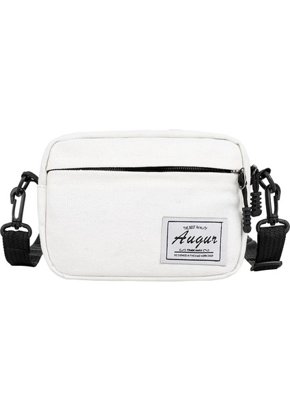 Unisex Fanny Crossbody Kadın Trendi Katı Eğlence Kare Omuz Paketi Harajuku Kore Telefon Çanta (Yurt Dışından)