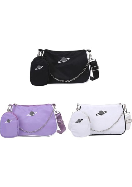 Katı Omuz Kadın Naylon Messenger Kompozit Tote Omuz Kadın Küçük Çanta (Yurt Dışından) fırsatları