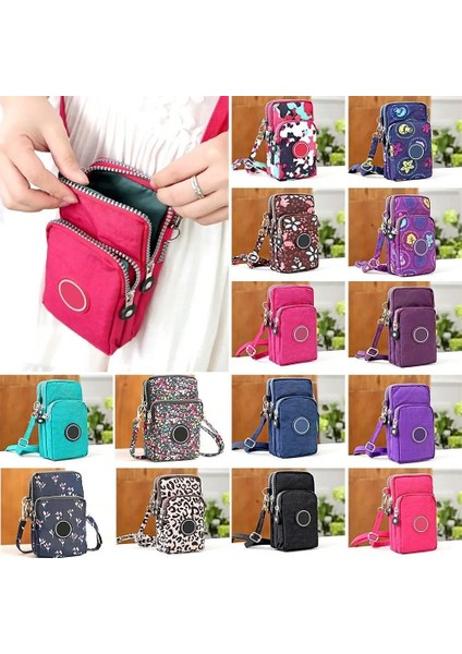 Çiçek Mini Çapraz Vücut Cep Telefonu Omuz Kılıfı Kemer Kadın Cüzdan Kılıfı Omuz Cep Telefonu Çanta (Yurt Dışından) fiyatları