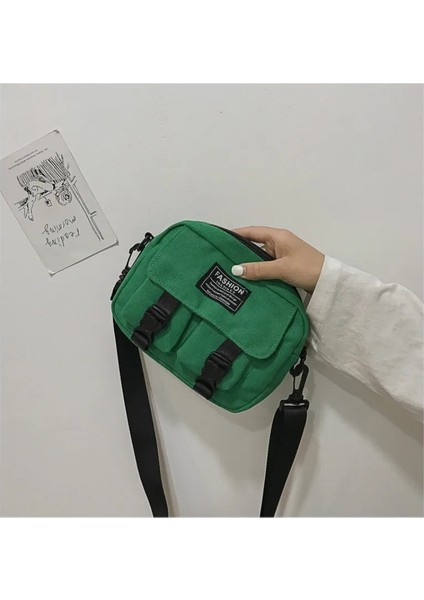 Küçük Kadın Kanvas Messenger Kadın Kore Kalıpçı Kadın Crossbody Çanta (Yurt Dışından) modelleri