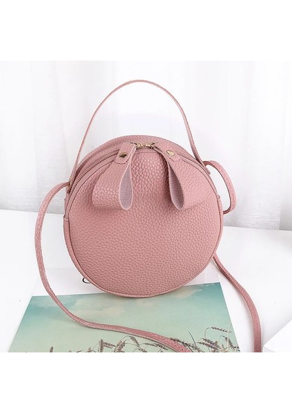 Kadın Küçük Yuvarlak Daire Kız Sevimli Omuz Askılı Güzellik Kadın El Çanta (Yurt Dışından) modelleri