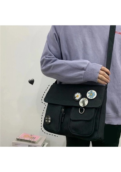 Xierya Kadın Kanvas Askılı Gençlik Kadın Omuz Öğrenci Büyük Kapasiteli Kadın Crossbody Kadın Paketi Çanta (Yurt Dışından) fırsatları