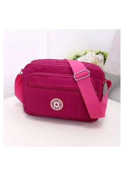 Tuval Işlevli Tek Omuz Kadın Cep Telefonu Gelgit Anne Messenger Tote Çanta (Yurt Dışından)