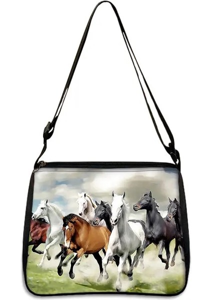 30CM Hayvan Kanvas Omuz Kadın Messenger Kız Seyahat Kadın Çapraz Çanta (Yurt Dışından)