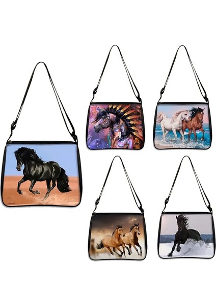 30CM Hayvan Kanvas Omuz Kadın Messenger Kız Seyahat Kadın Çapraz Çanta (Yurt Dışından) modelleri